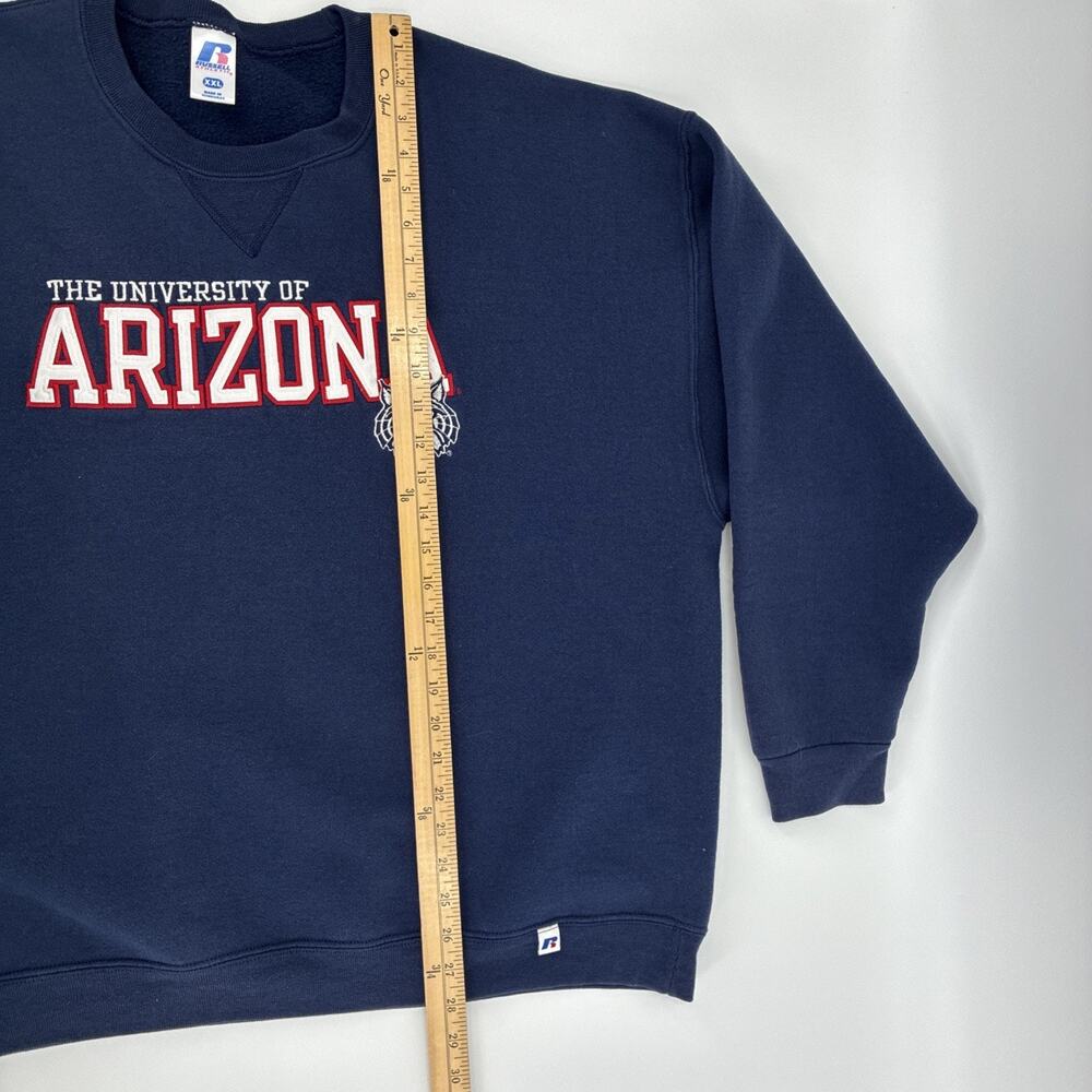 Vintage Russell Athletic Sweatshirt Mens 2XL Blue University Of Arizona Wildcats - Picture 13 of 14
